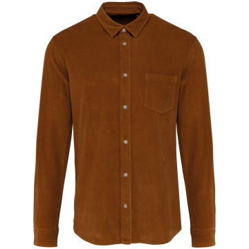 Kariban K599 Heren overhemd met lange mouwen in ribfluweel