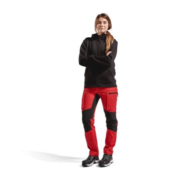 Blaklader 7159 Dames Service werkbroek denim stretch - Rood