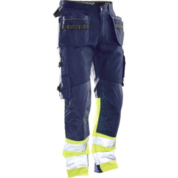Jobman 65229713 2297 Hi-Vis Trousers Cotton HP