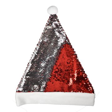 L-merch C4007 Christmas Hat with Sequins