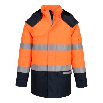 Portwest FR617 Bizflame Rain+ Hi-Vis Multi-Norm Contrast FR Winterjack