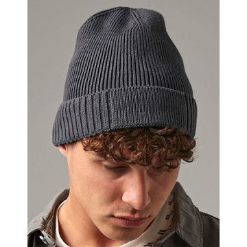 Beechfield CB438N Organic Cotton Engineered Patch Beanie
