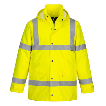 Portwest Hi-Vis Winter Traffic Jacket S460 Geel