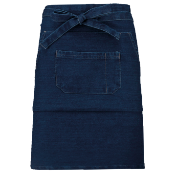 Kariban K899CC Polykatoen halflang schort Denim One Size