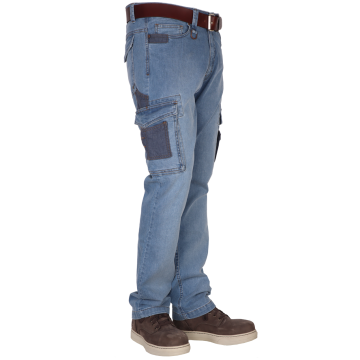 CrossHatch Bronco C1 Light Men's Stretch Multi-Pocket Cordura Knee Pocket Regular Fit