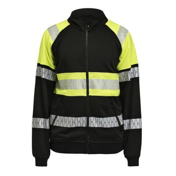 Jobman 65522567 5225 Sweatshirt Full-Zip Hi-Vis