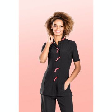 NORVIL 1142 Jacket Women Short Sleeves Bows Microfiber Stretch