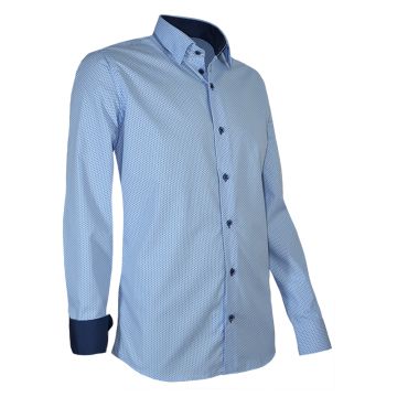 Giovanni Capraro 939-32 Men's Shirt 55/45% Cotton/Polyester