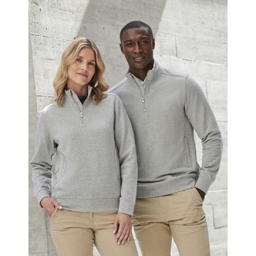 Henbury W842 Unisex Sustainable 1/4 Zip Sweatshirt