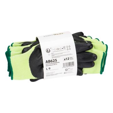 Portwest AB625 Snijklasse D13 PU Essential Handschoen in Multipack (Pk12)