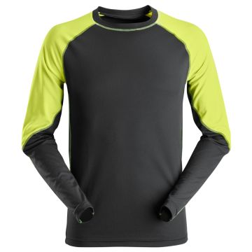 Snickers Workwear 2405 Neon T-shirt, long sleeves