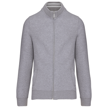 Kariban K456CC Herensweater met rits