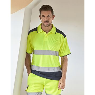 YOKO YK220 Hi-Vis Two-Tone Polo