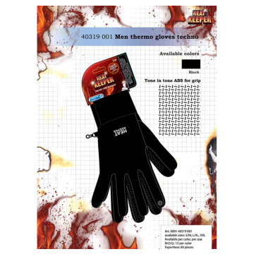 Heatkeeper men Handschoen Techno 000140319001
