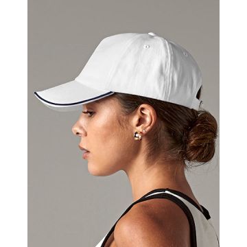 Beechfield CB25c Authentic 5 Panel Cap - Piped Peak