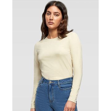 Build Your Brand BY261 Ladies Short Longsleeve Tee