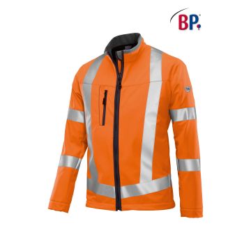 BP 2121-940-85 Softshell jacket with high visibility