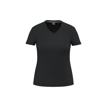 WK. Designed To Work WK317C Ecologisch antibacterieel dames-T-shirt met V-hals