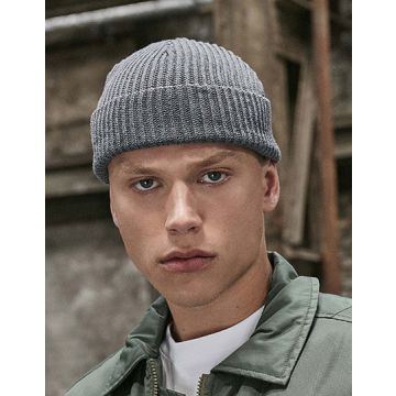 Build Your Brand BY154 Recycled Yarn Fisherman Beanie
