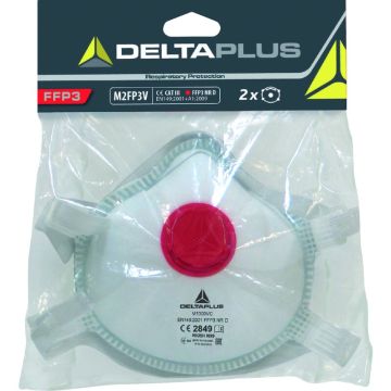 Delta Plus M2FP3V SET MET 2 STOFMASKERS FFP3V