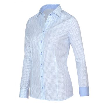 Giovanni Capraro 29337-32 Women's Blouse 55/45% Cotton/Polyester
