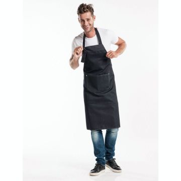 Chaud Devant 685 Bib Apron Black Denim