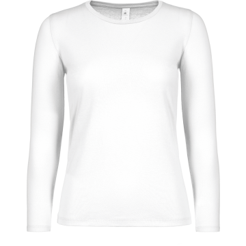 B&C CGTW06TX #E150 Ladies' T-shirt long sleeves White 3XL