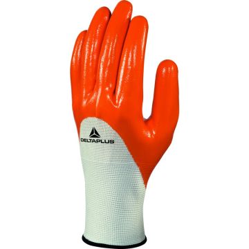 Delta Plus DPVE715 BLACK-BLUE NITRILE GLOVES