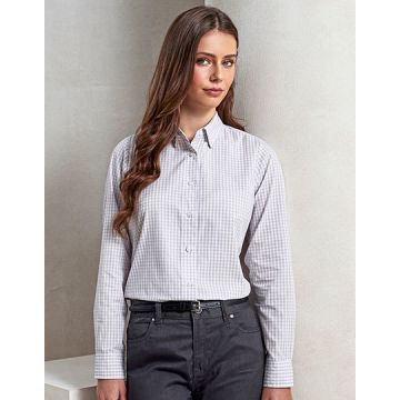 Premier Workwear PW352 Women´s Maxton Check Long Sleeve Shirt