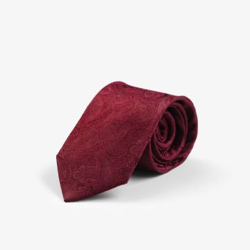 J.Harvest & Frost Solid Paisley Tie With Giftbox