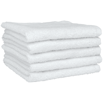 Kariban K104 Guest handdoekjes 30 x 30 cm – verpakking per 5 White One Size