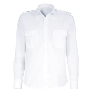 Giovanni Capraro 101-10 Men's Pilot Shirt 55/45% Cotton/Polyester