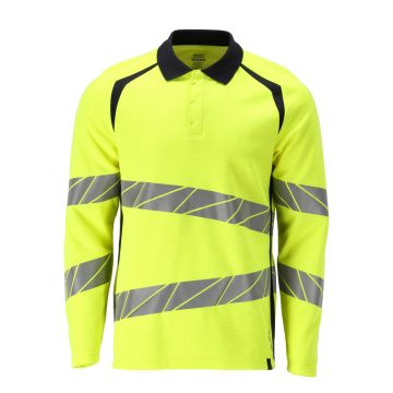 MASCOT 21383 Polo Shirt, with Long Sleeves ACCELERATE MULTISAFE