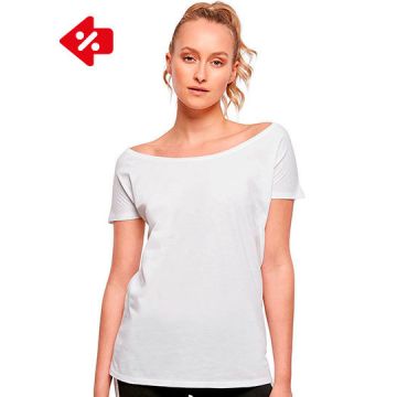 Build Your Brand BY039 Ladies´ Wideneck Tee