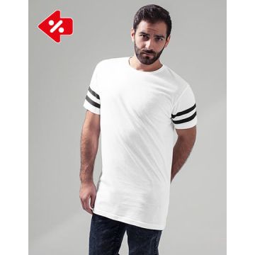 Build Your Brand BY032 Stripe Jersey Tee