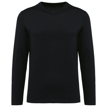 Kariban Premium PK306 Supima® heren-T-shirt V-hals lange mouwen