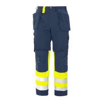 ProJob 646502 6502 SIGNALIZATION PANTS WITH KNEE POCKETS AND NAIL POCKETS AND ISO 20471 CLASS 1
