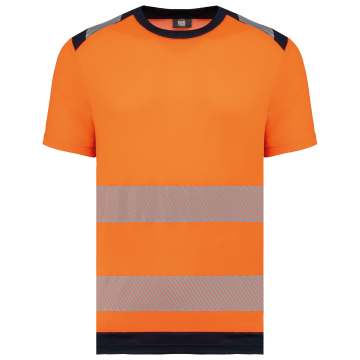WK. Designed To Work WK360 Gerecycled veiligheids-T-shirt ronde hals korte mouwen unisex