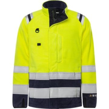 FRISTADS 122233 Flamestat high vis fleecejack klasse 3 4063 ATF