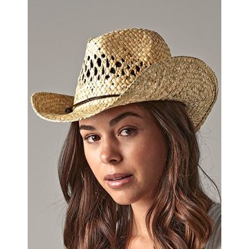 Beechfield CB735 Straw Cowboy Hat