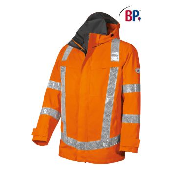 BP 2120-880-85 Long wind and waterproof jacket with high visibility