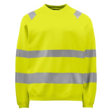 ProJob 646106 6106 SIGNALIZATION SWEATER ROUND NECK AND ISO 20471 CLASS 3