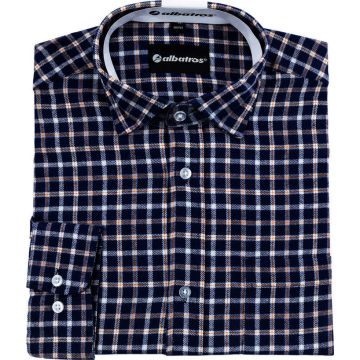 Albatros 290310 COOPER LA WOOLEN FLANNEL SHIRT, EXTRA LONG
