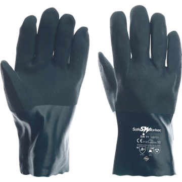 CERVA 01070105 SW 71 PVC GLOVE 27CM