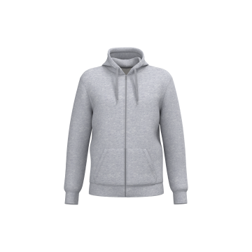 Kariban K4042A Gerecyclede uniseks sweater met rits en capuchon