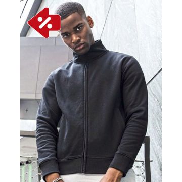 Build Your Brand BY106 High Neck Sweat Zip Cardigan