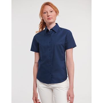Russell Athletic Collection Z933F Ladies' Short Sleeve Tailored Oxford Shirt