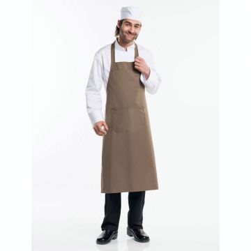 Chaud Devant 591 Bib Apron Taupe