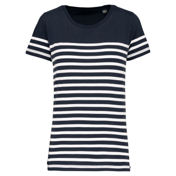 Kariban K3034 Marine-T-shirt ronde hals Bio dames