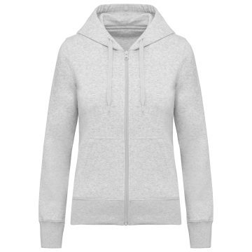 Kariban K4031C Ecologische damessweater met capuchon en ritssluiting